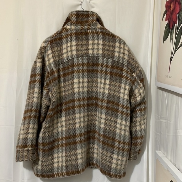 Zara Striped Fall/Winter/Spring Coat - Picture 5 of 5